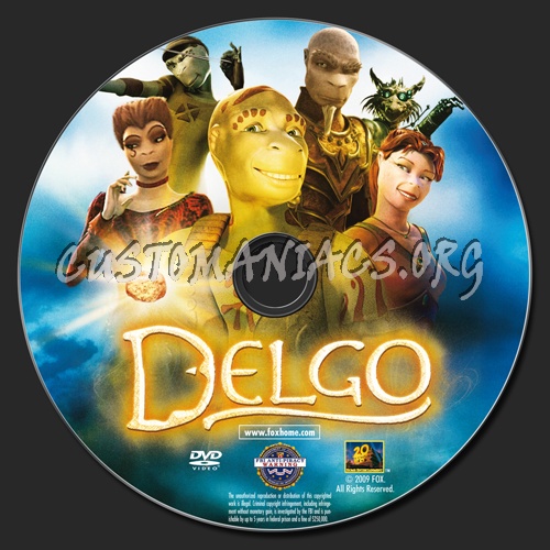 Delgo dvd label