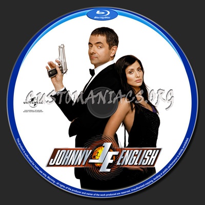 Johnny English blu-ray label