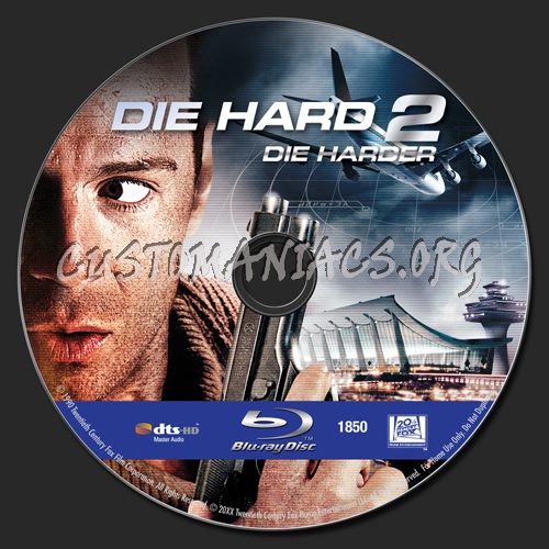 Die Hard 2 blu-ray label