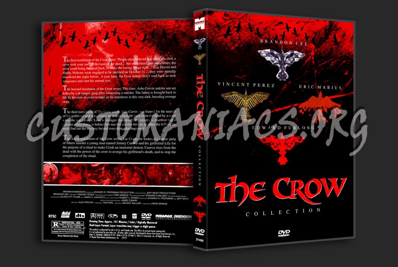 The Crow Movie Collection (4-disc) dvd cover