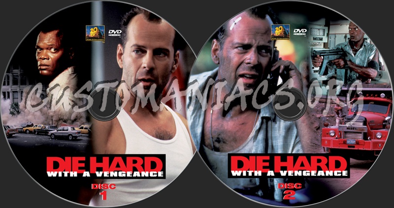 Die Hard 3 dvd label