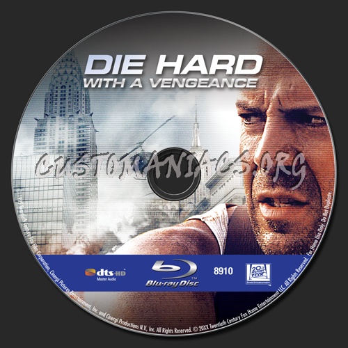 Die Hard with a Vengeance blu-ray label