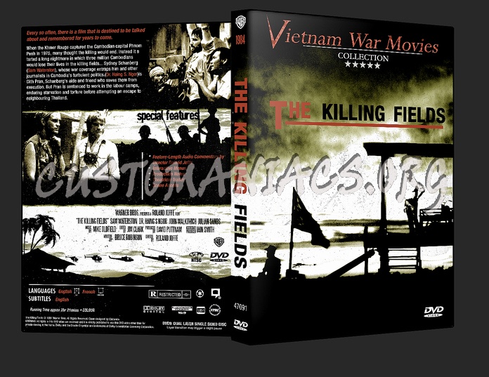 The Killing Fields dvd cover