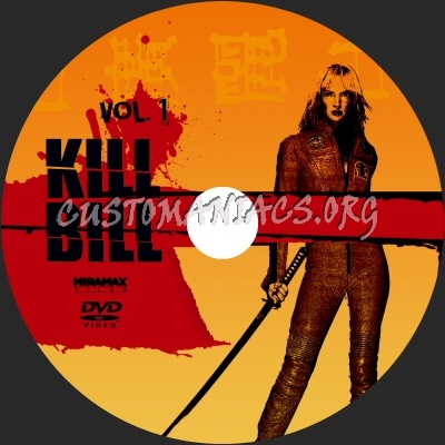 Kill Bill 2 dvd label