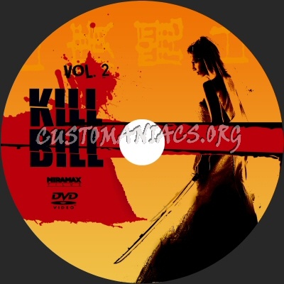 Kill Bill 2 dvd label