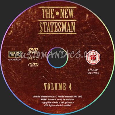 The New Statesman Disc 4 dvd label
