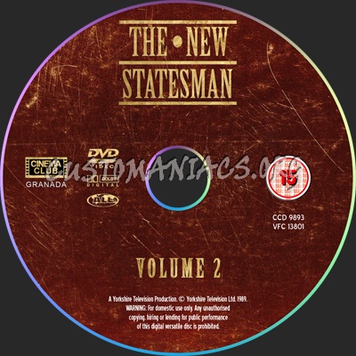 The New Statesman Disc 2 dvd label