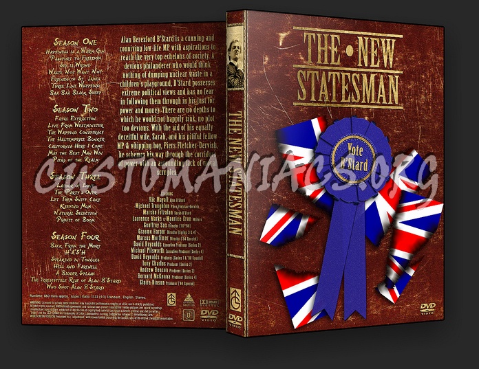 The New Statesman Series 1 - 4 dvd cover