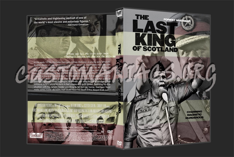 The Last King Of Scotland dvd cover