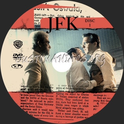 Jfk dvd label