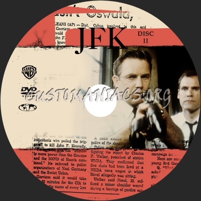 Jfk dvd label