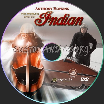 The Worlds Fastest Indian dvd label