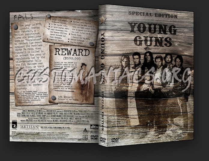 Young Guns Special Edition dvd cover