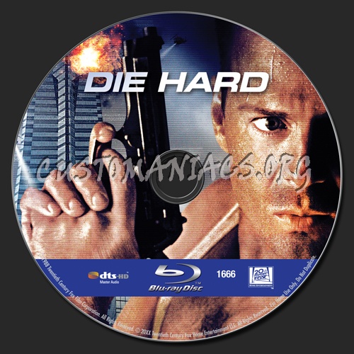 Die Hard blu-ray label