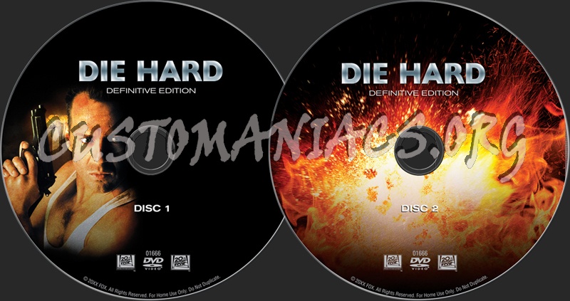 Die Hard dvd label