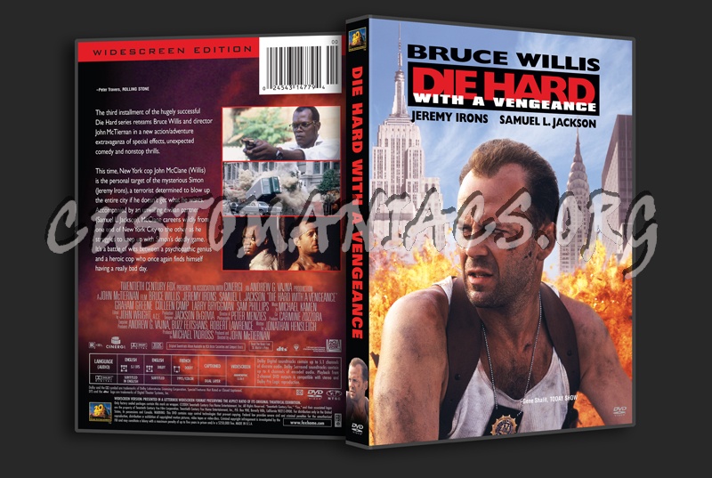 Die Hard with a Vengeance dvd cover
