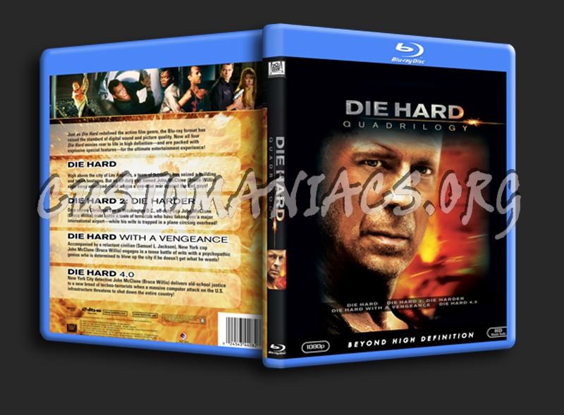 Die Hard Quadrilogy blu-ray cover