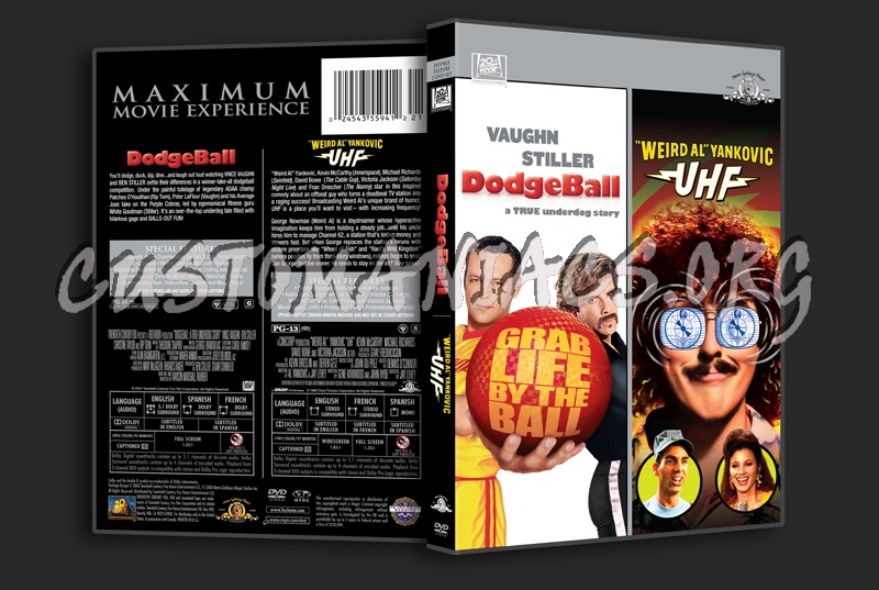 Dodgeball / UHF dvd cover