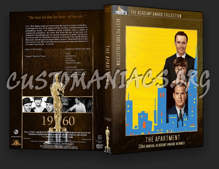 The Apartment - Academy Awards Collection dvd cover