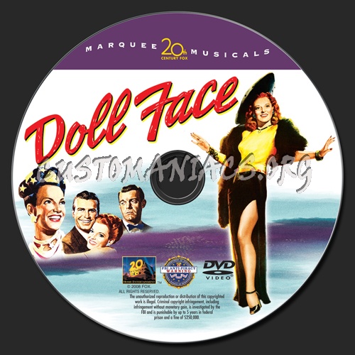 Doll Face dvd label