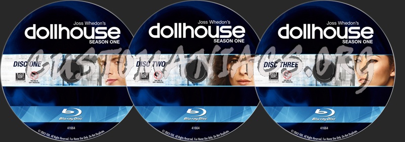 Dollhouse Season 1 blu-ray label