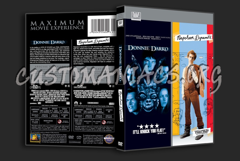 Donnie Darko / Napoleon Dynamite dvd cover