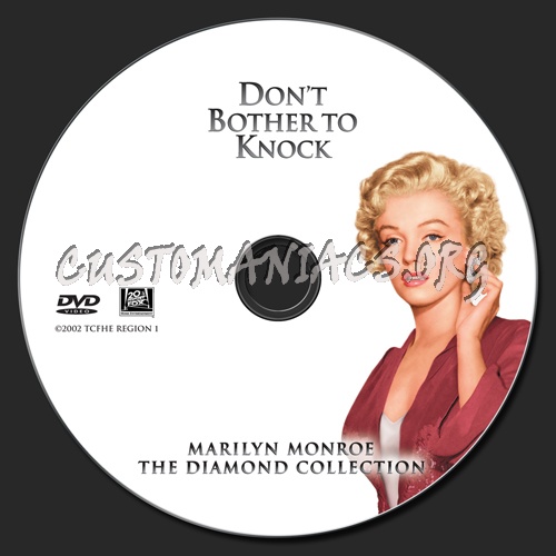 Don't Bother to Knock dvd label