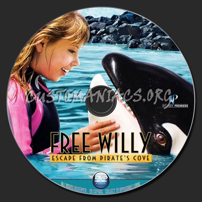 Free Willy : Escape From Pirate's Cove dvd label