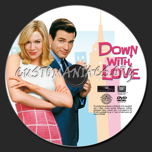 Down With Love dvd label