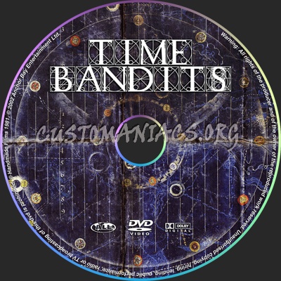 Time Bandits dvd label