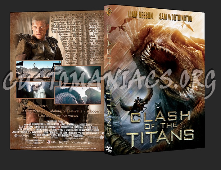 Clash of The Titans dvd cover