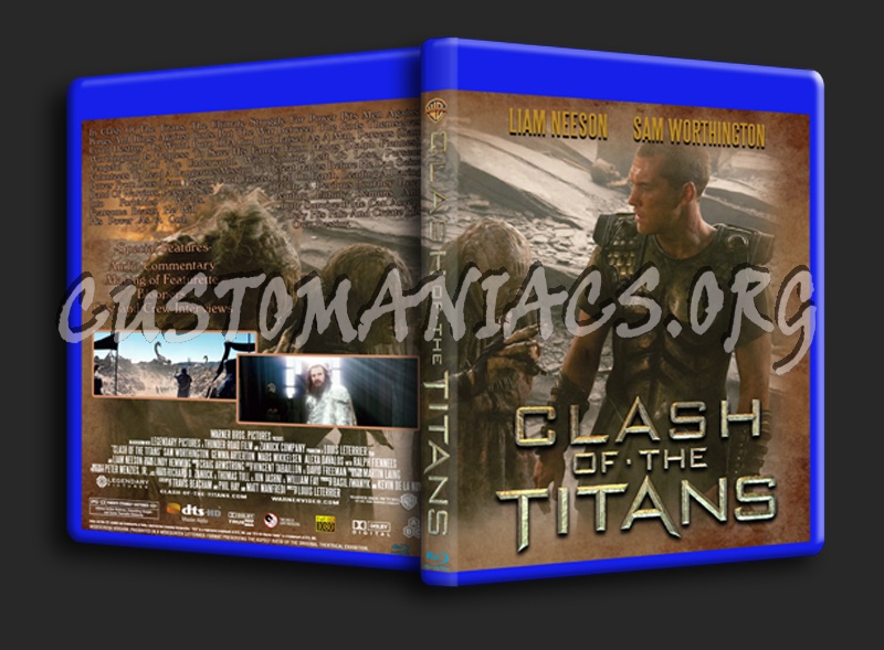 Clash of The Titans blu-ray cover