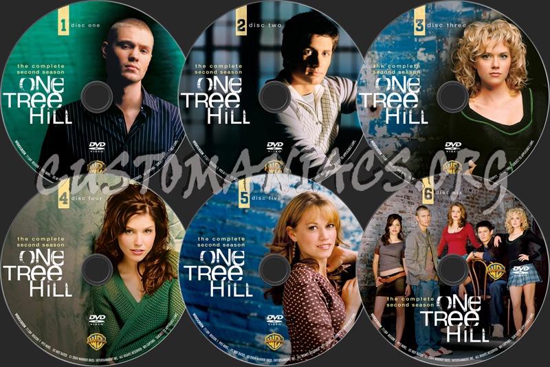 One Tree Hill Season 2 dvd label