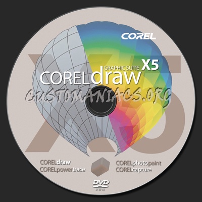 Corel Draw Graphics Suite X5 dvd label