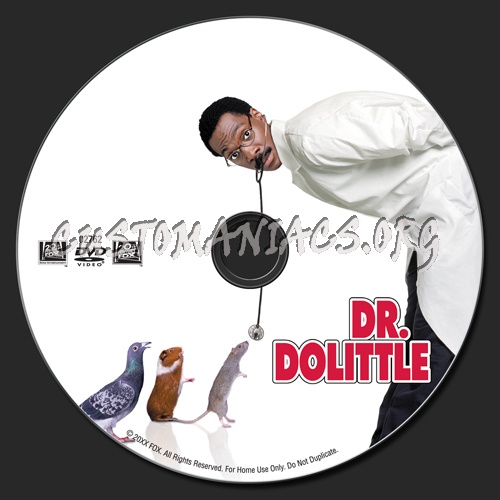 Dr. Dolittle dvd label