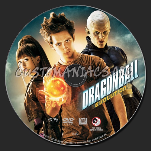 Dragonball Evolution dvd label