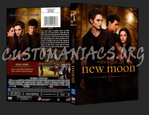 The Twilight Saga New Moon dvd cover