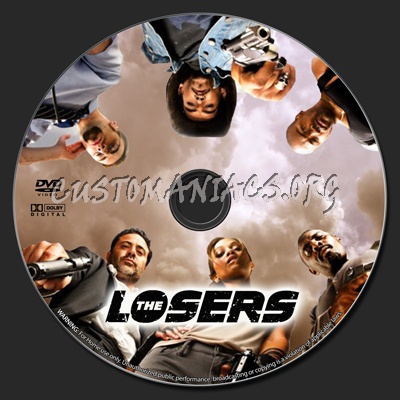 The Losers dvd label