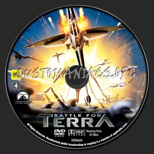 Battle For Terra dvd label