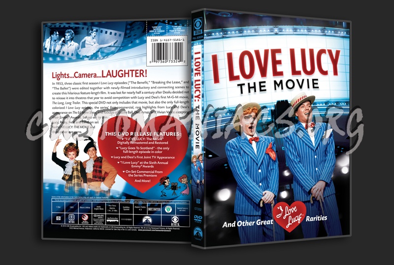 I Love Lucy The Movie dvd cover