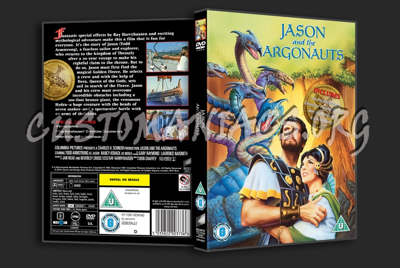 Jason and the Argonauts dvd cover