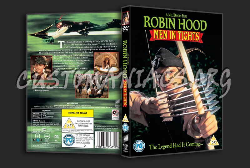Robin Hood Men in Tights dvd cover
