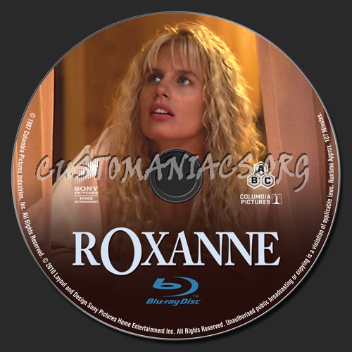 Roxanne blu-ray label