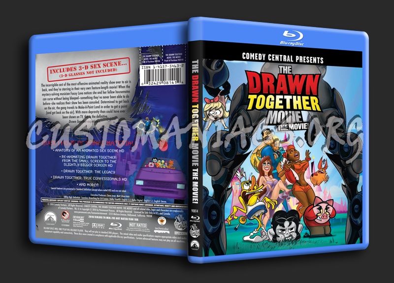 The Drawn Together Movie: The Movie! blu-ray cover