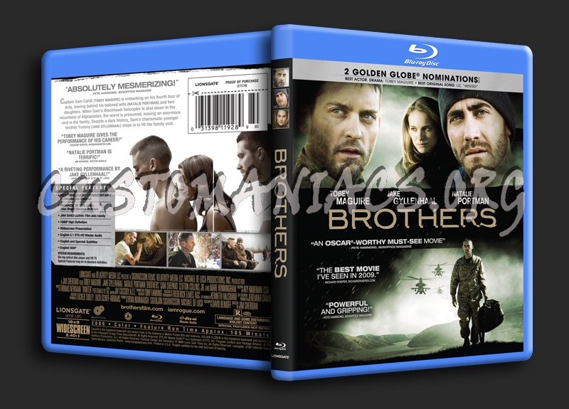 Brothers blu-ray cover
