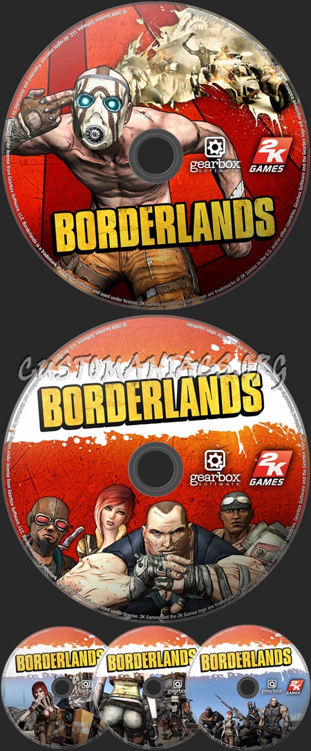 Borderlands dvd label