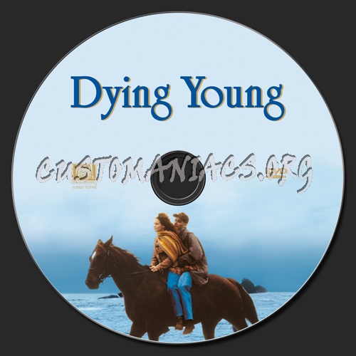 Dying Young dvd label