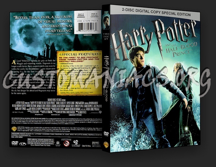 Harry Potter and the Half-Blood Prince dvd cover
