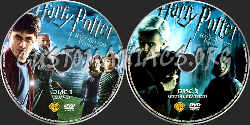 Harry Potter and the Half-Blood Prince dvd label