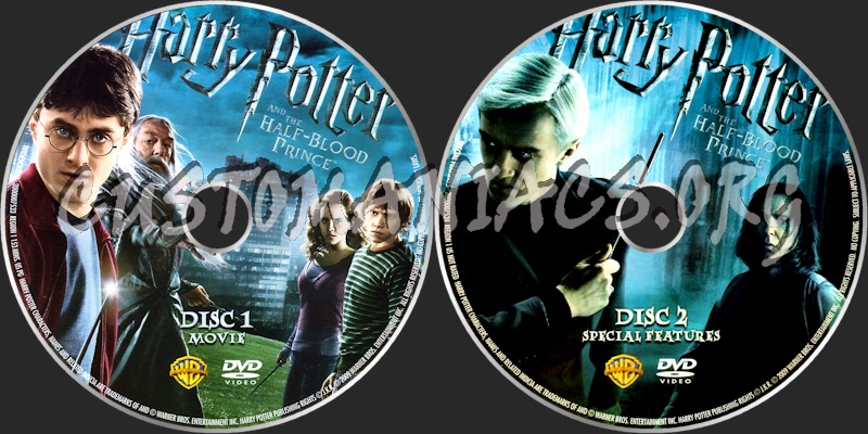 Harry Potter and the Half-Blood Prince dvd label